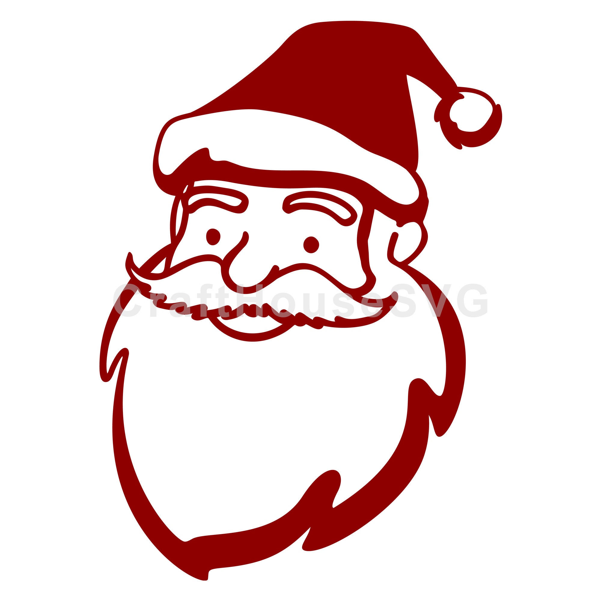 Traditional Santa SVG