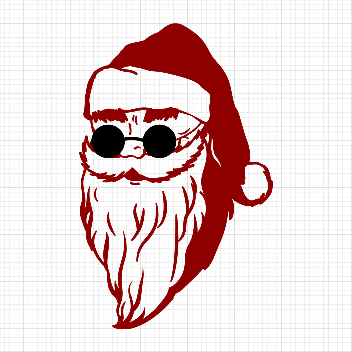 Santa Claus Glasses 1
