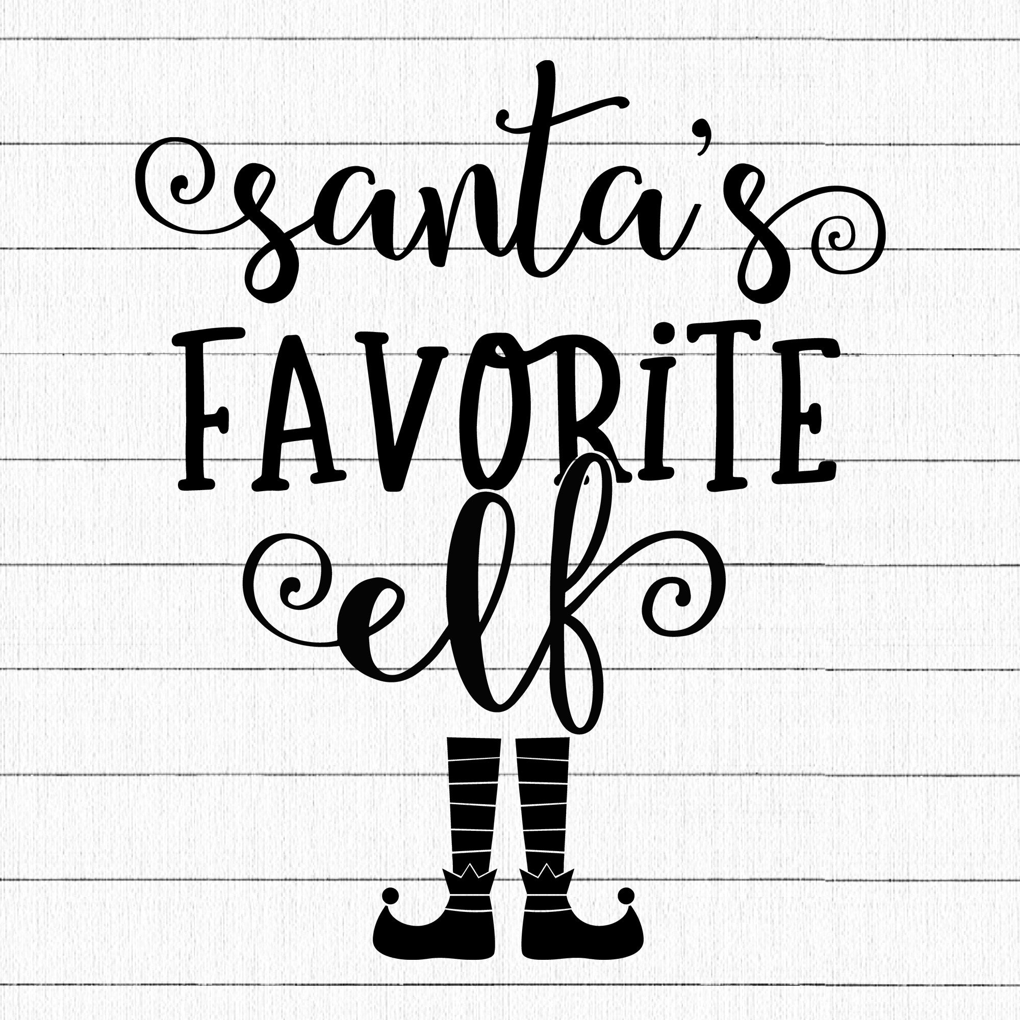 Santas favorite elf SVG | M37F11