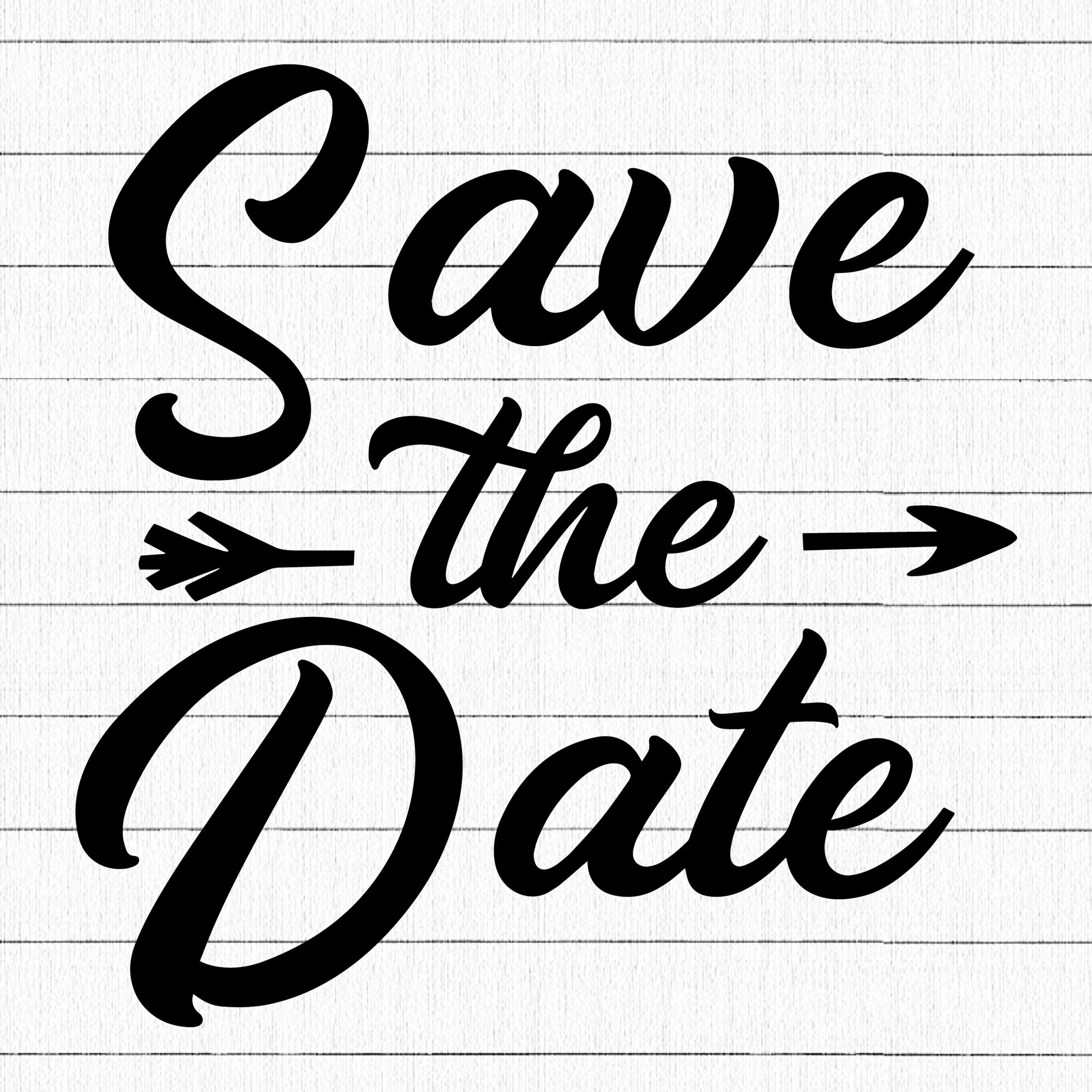 Save The Date SVG | M27F23