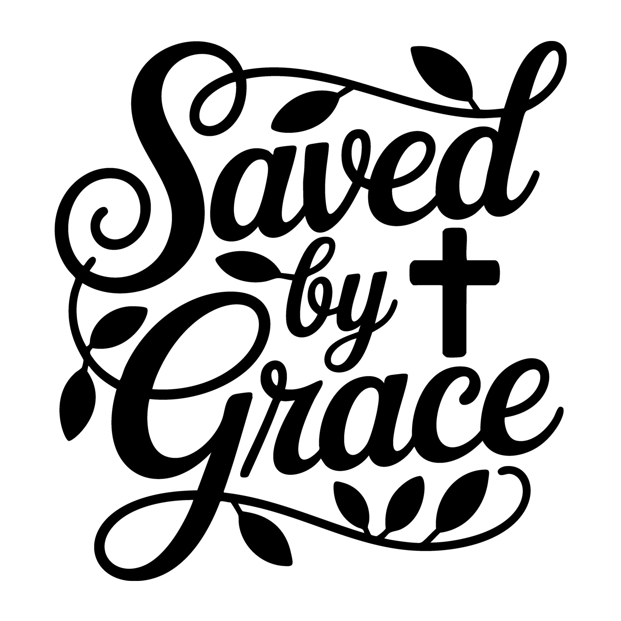 Saved by Grace SVG
