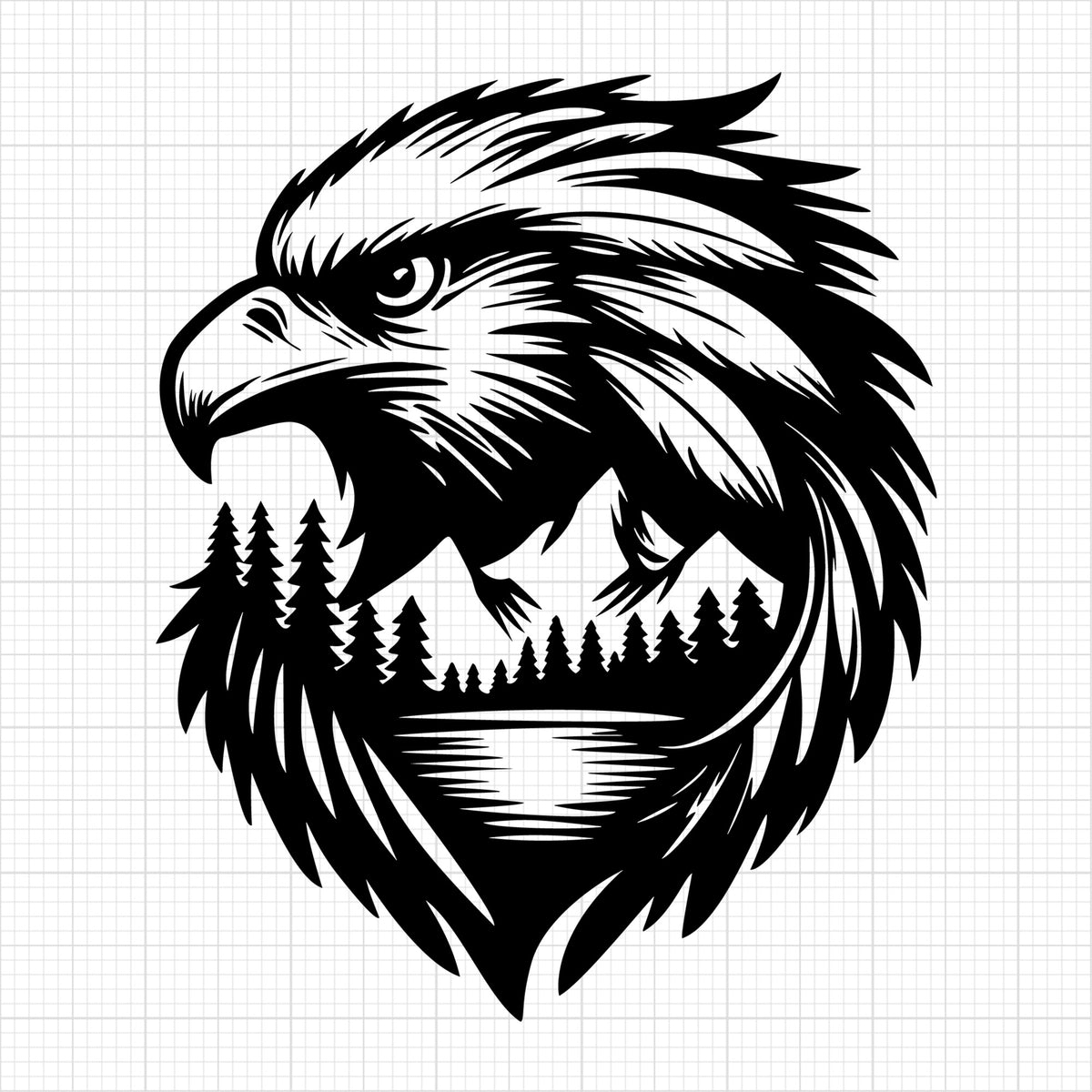 Scenic Eagle Head