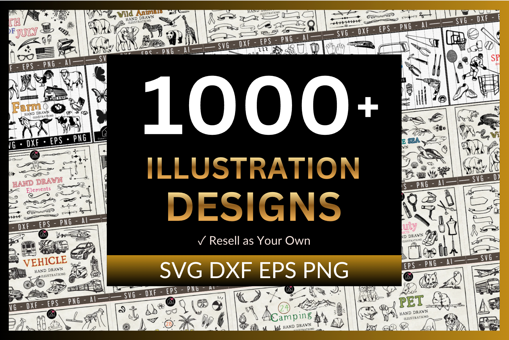 Lifetime Access with PLR Resell Rights - Craft House SVG