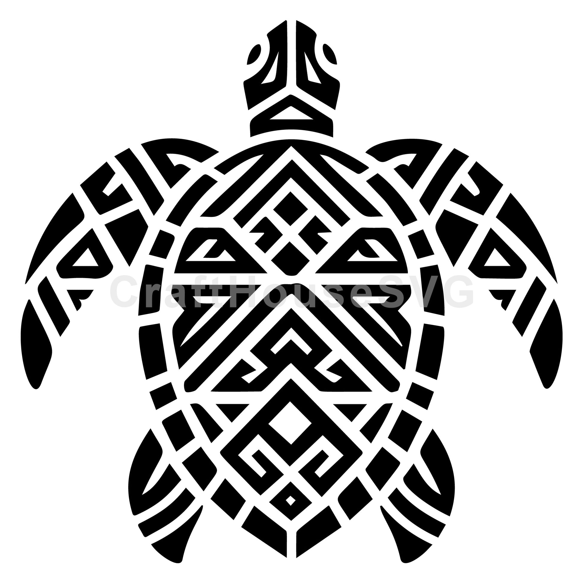 Sea Turtle SVG Simple - Craft House SVG