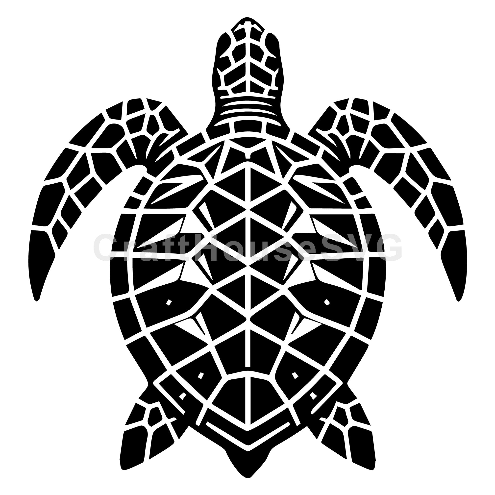 Sea Turtle SVG DXF EPS PNG