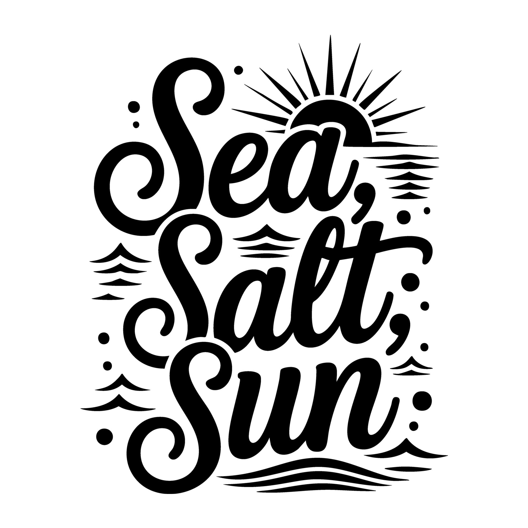 Sea Salt Sun SVG