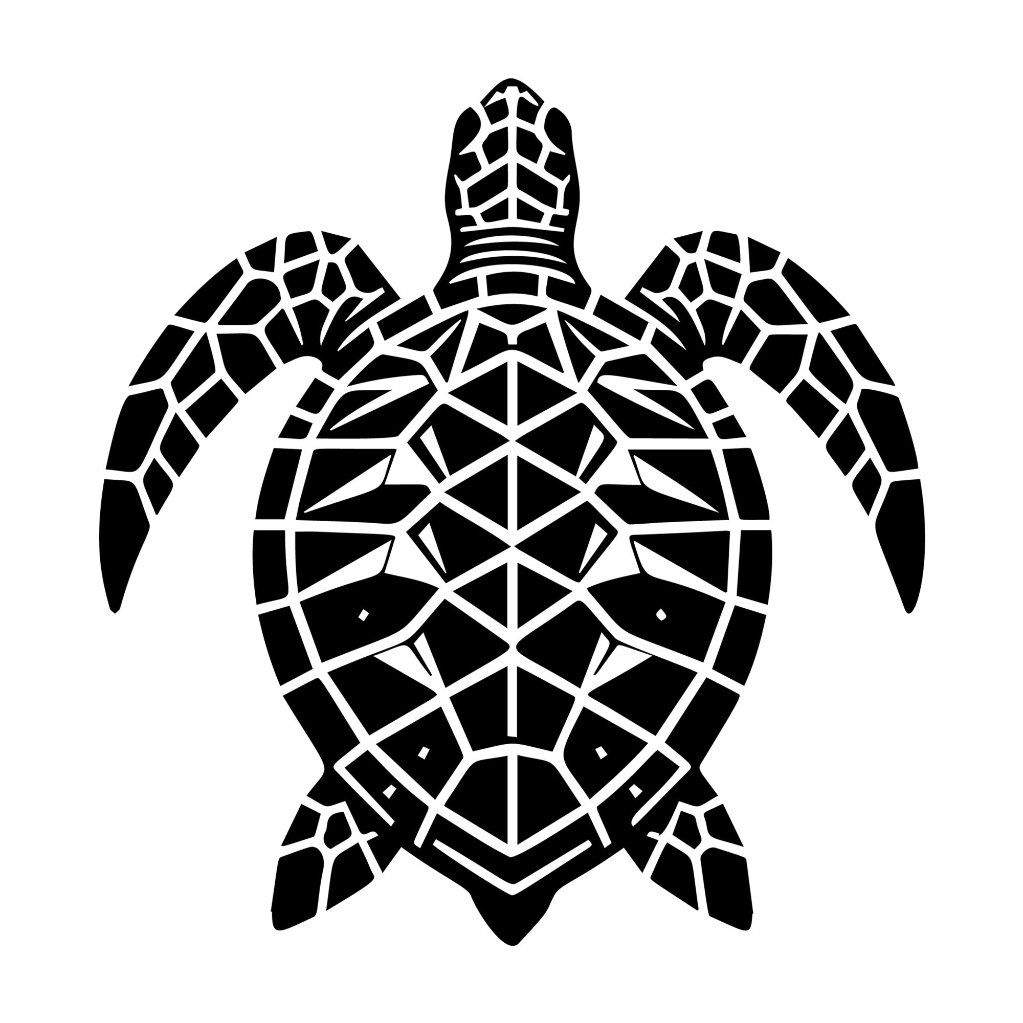Sea Turtle SVG design for Cricut, Silhouette, laser cutting, vinyl, sublimation, and craft projects.