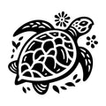 Sea Turtle SVG design for Cricut, Silhouette, laser cutting, vinyl, sublimation, and craft projects.