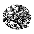 Sea Turtle SVG design for Cricut, Silhouette, laser cutting, vinyl, sublimation, and craft projects.