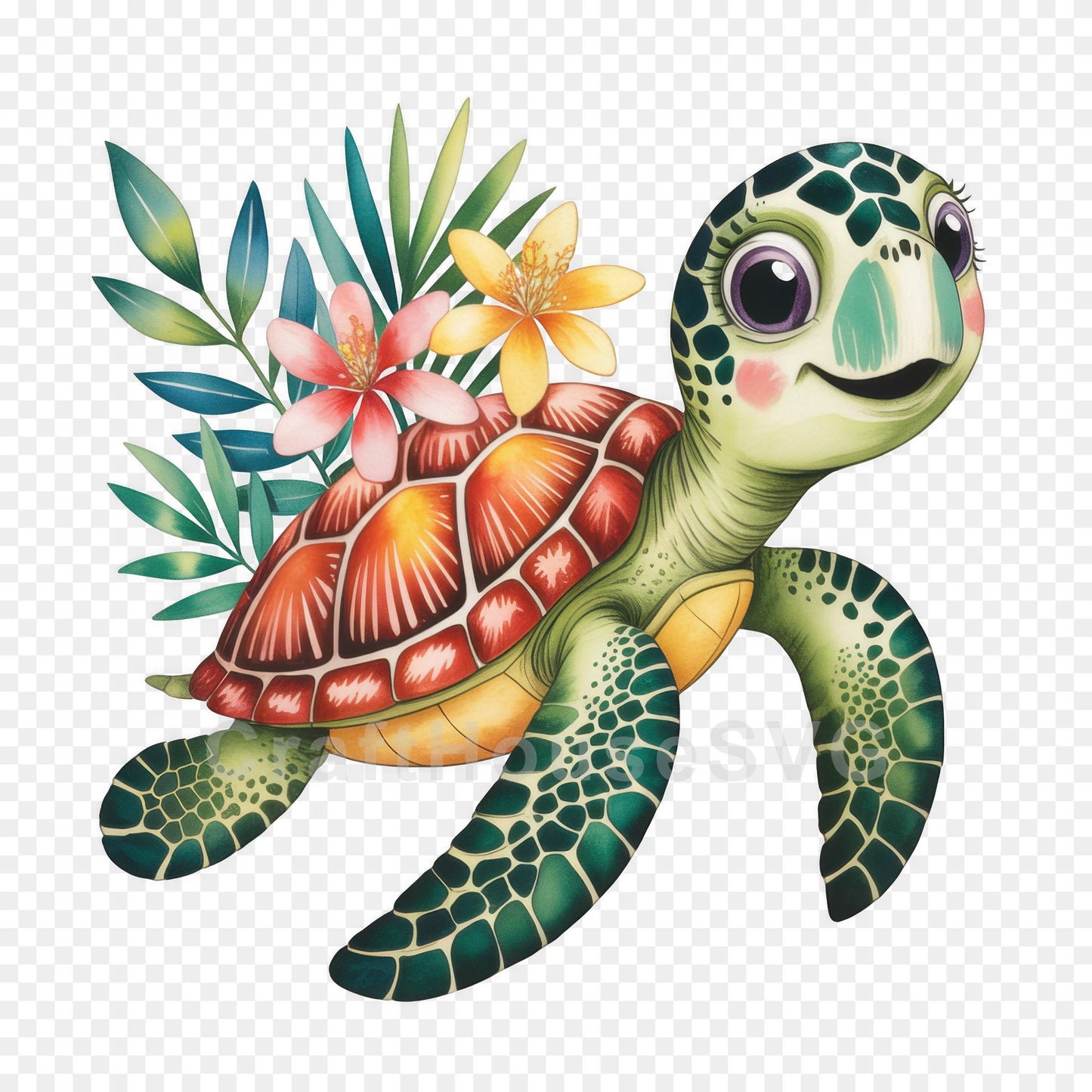 Cute Summer Animals Clipart Bundle