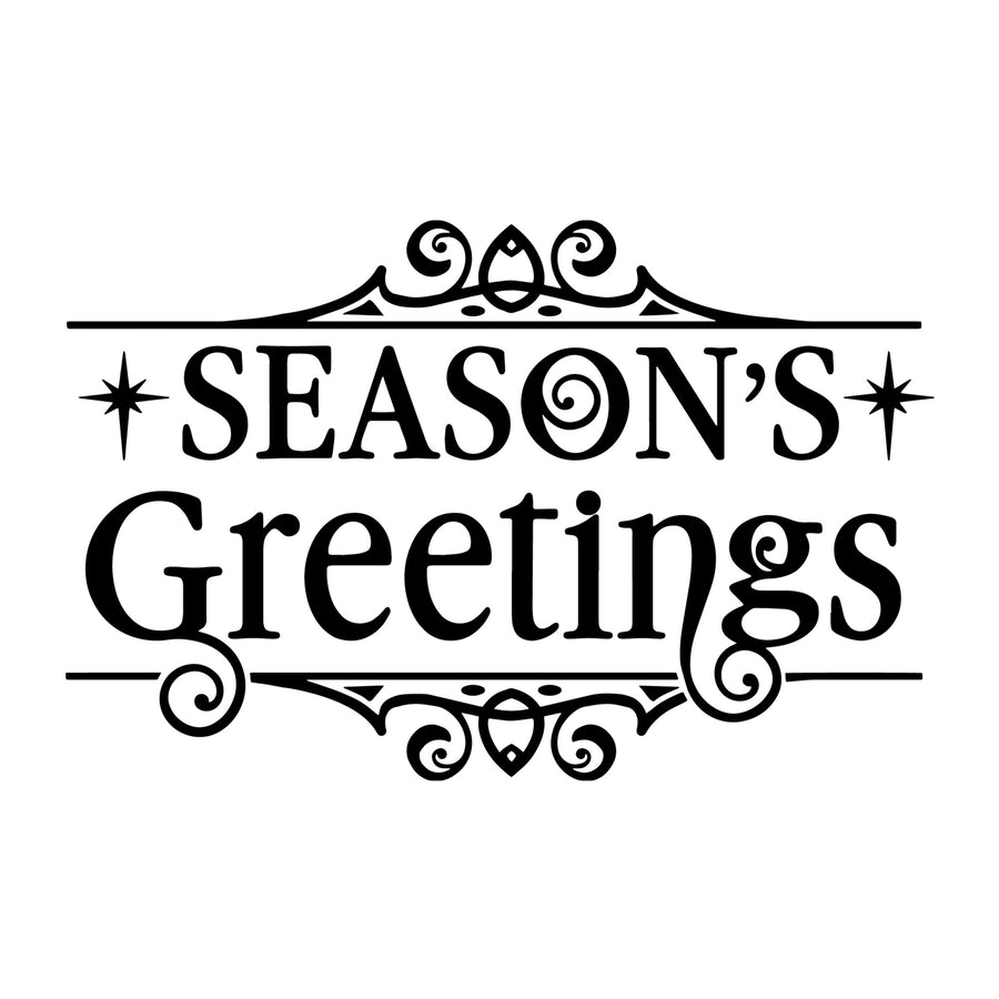 Seasons greetings SVG