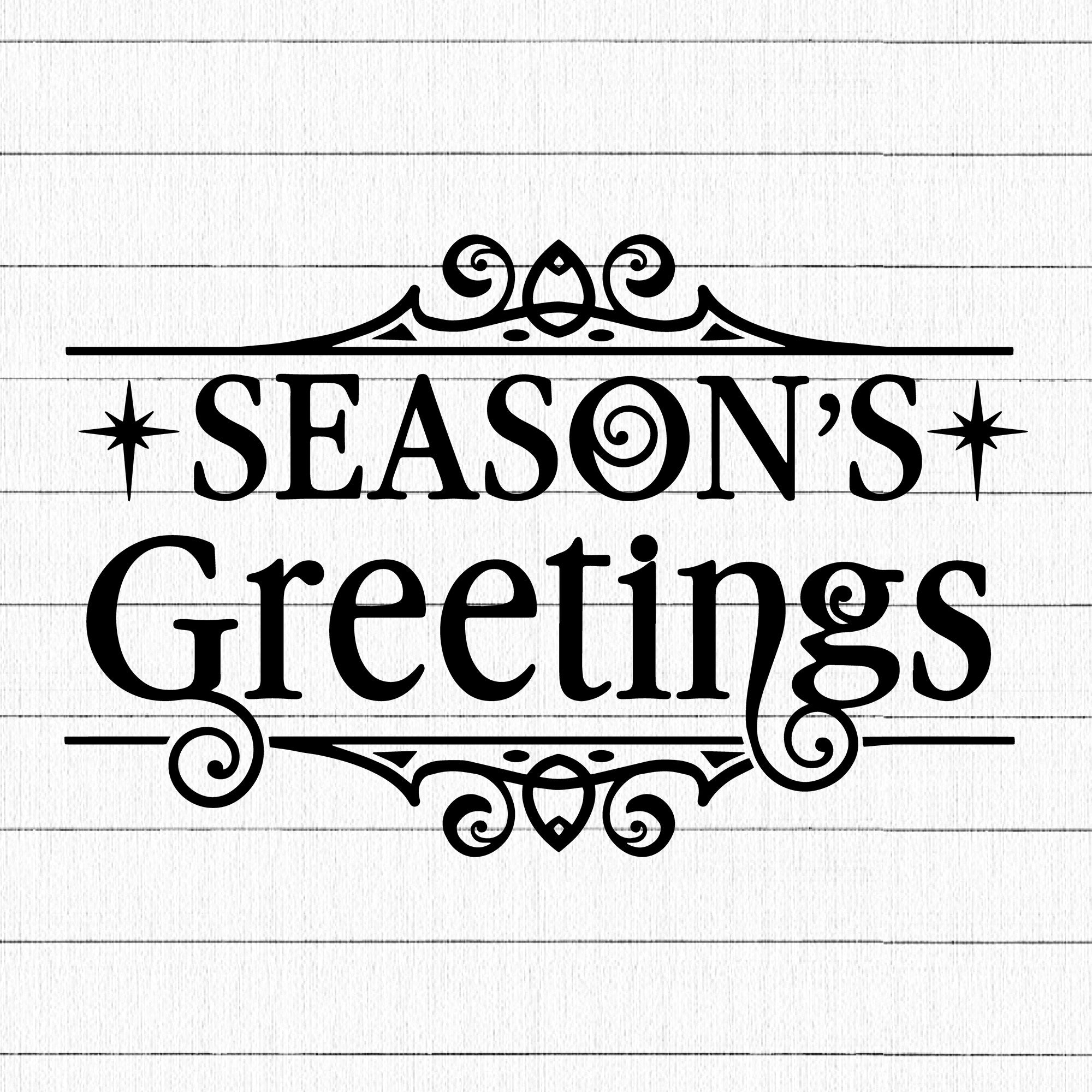 Seasons greetings SVG | M36F13