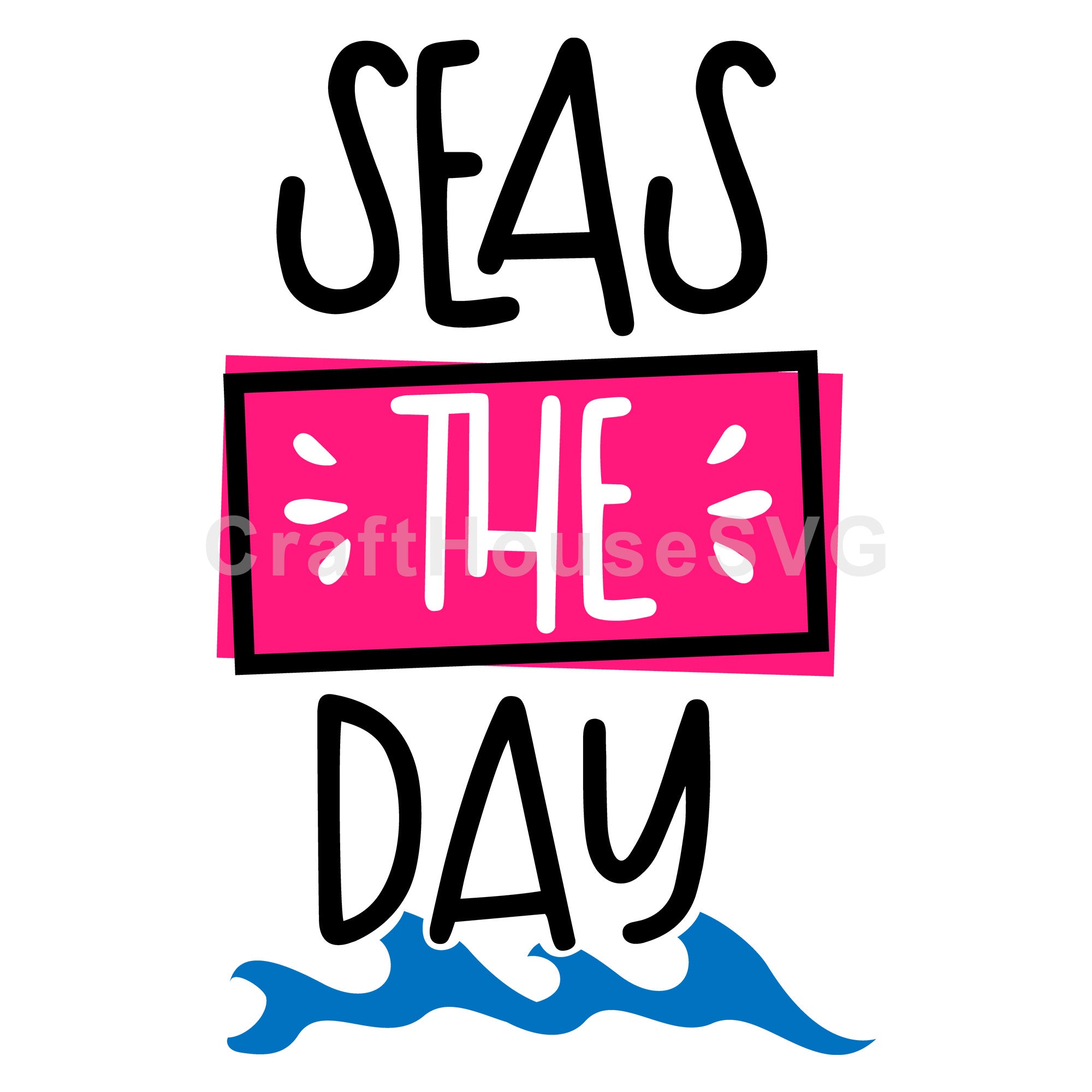 Seas the day SVG | M48F | A Summer SVG cut file