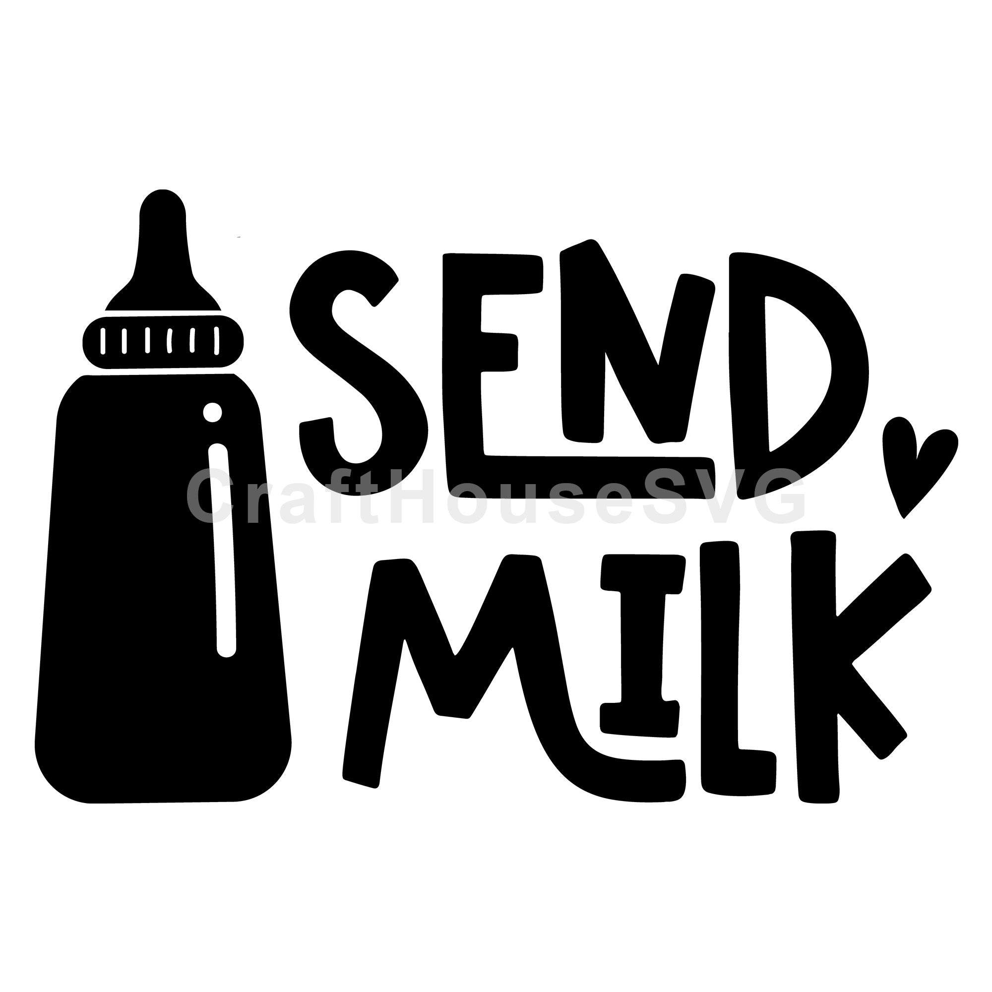 Send milk SVG | M53F