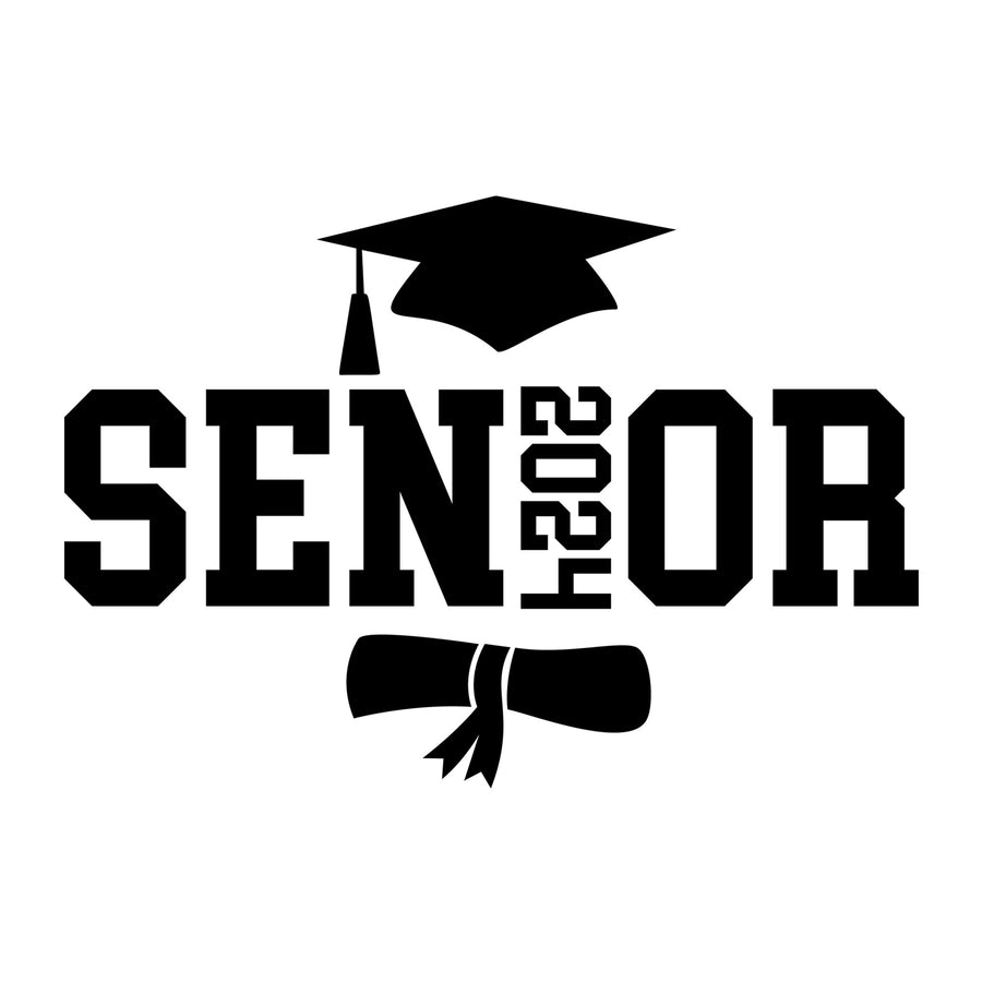 Senior 2024 SVG design for Cricut, Silhouette, laser cutting, vinyl, sublimation, graduation crafts, and DIY projects.