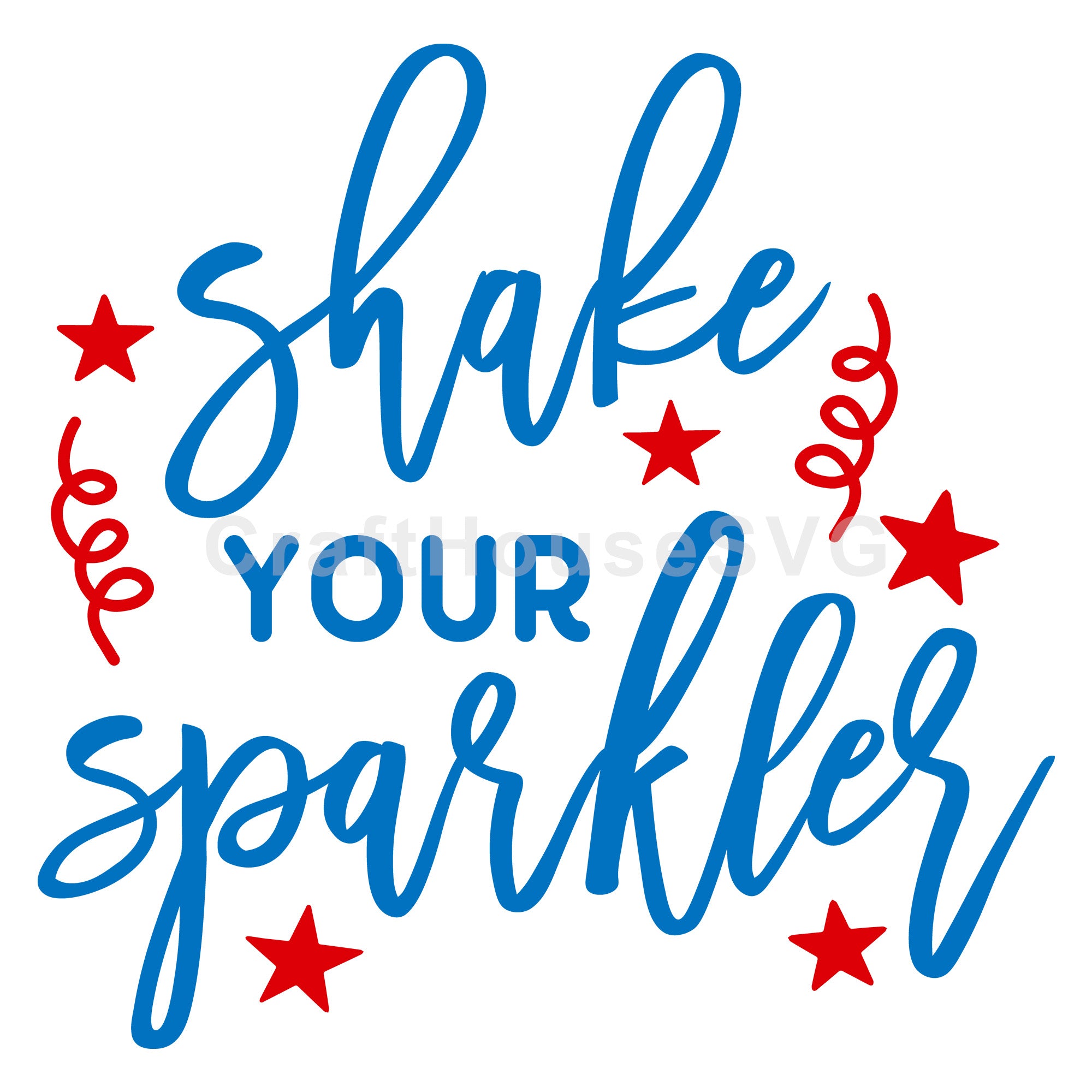 4th of July SVG file | Shake your sparkler SVG MF55