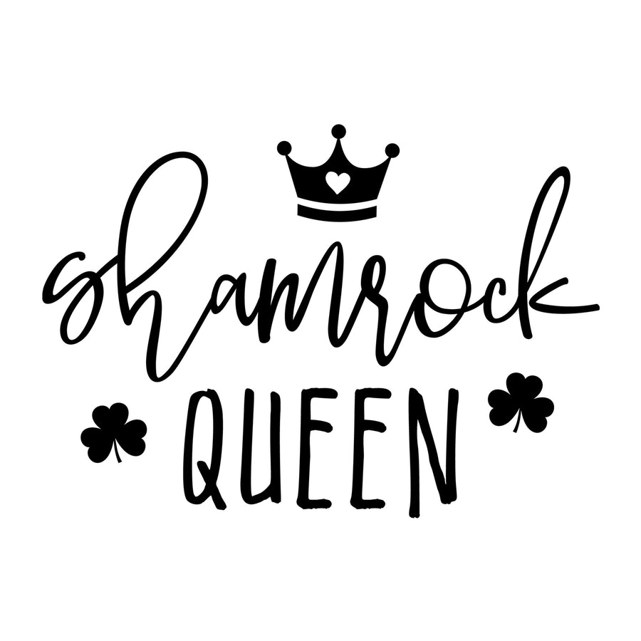 Shamrock queen SVG