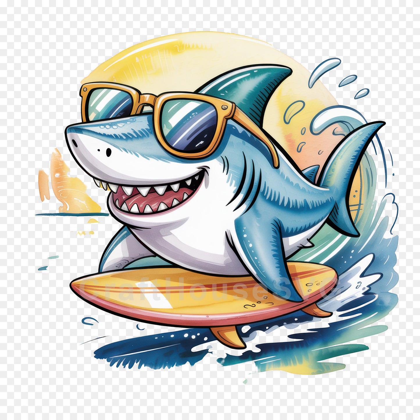 Cute Summer Animals Clipart Bundle