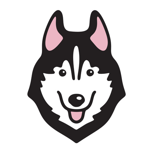 Siberian Husky SVG dog design for Cricut, Silhouette, laser cutting, vinyl, sublimation, and pet craft projects.