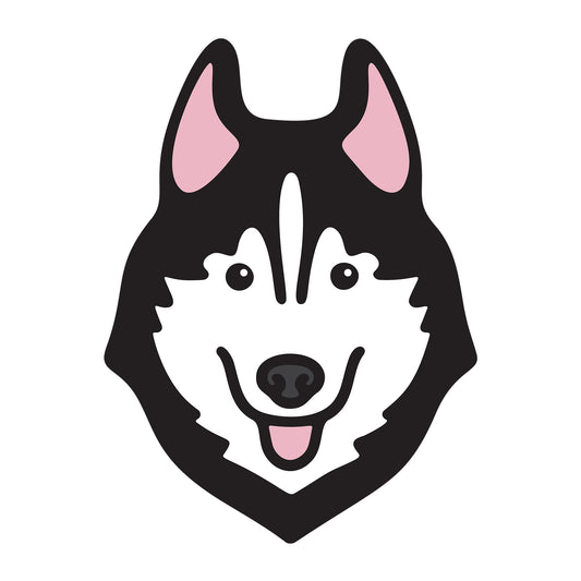 Siberian Husky SVG dog design for Cricut, Silhouette, laser cutting, vinyl, sublimation, and pet craft projects.