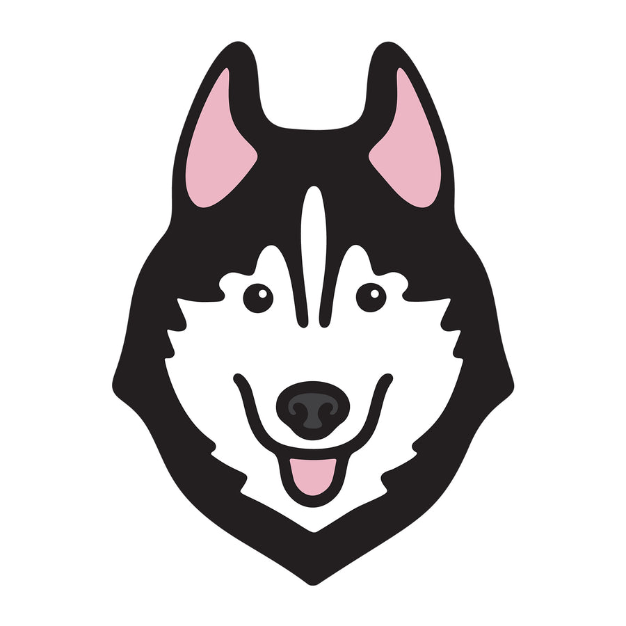 Siberian Husky SVG dog design for Cricut, Silhouette, laser cutting, vinyl, sublimation, and pet craft projects.