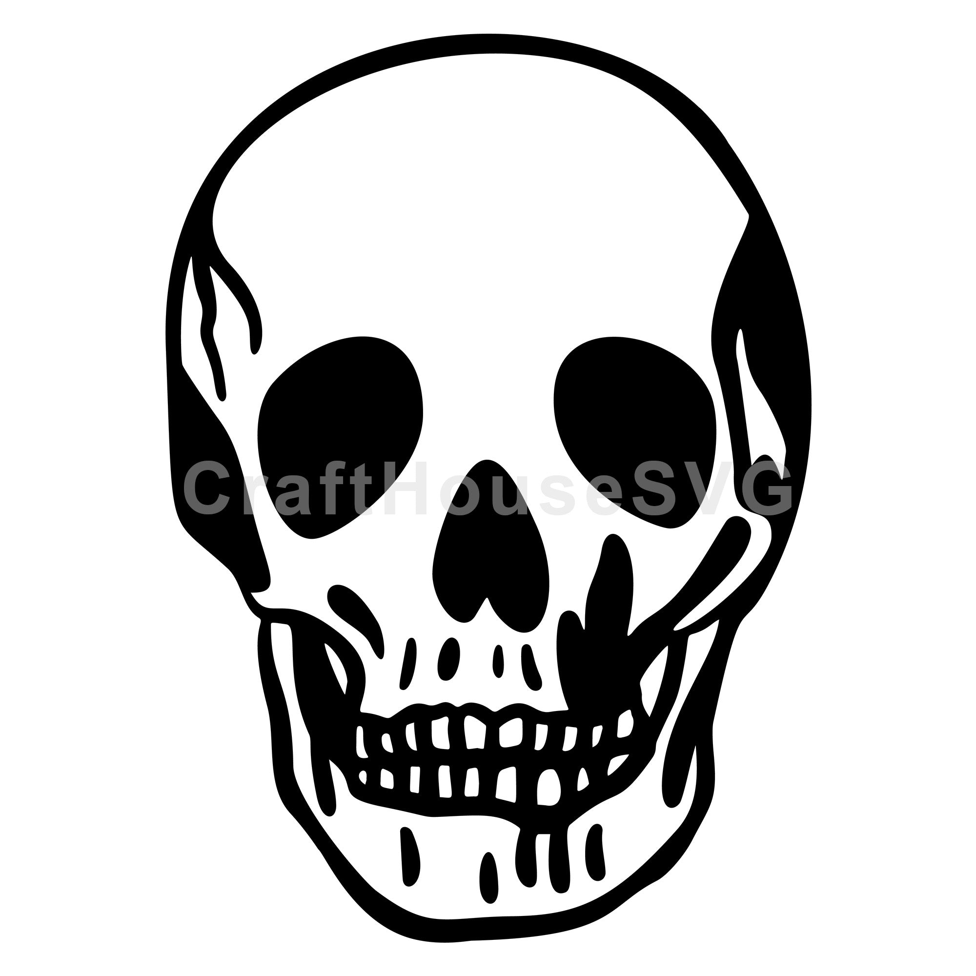 Skull SVG Halloween Cut File