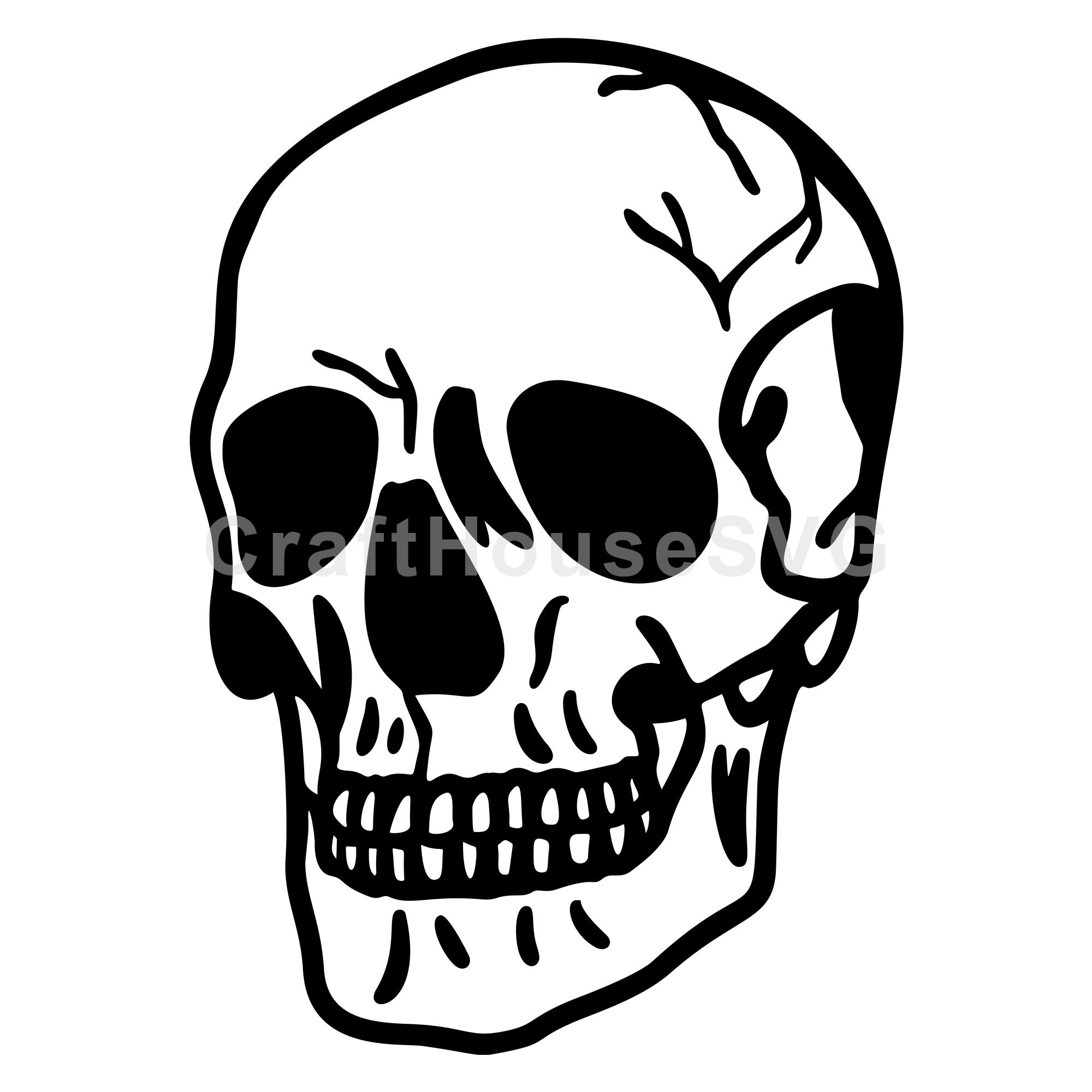 Skull SVG Halloween Cut File