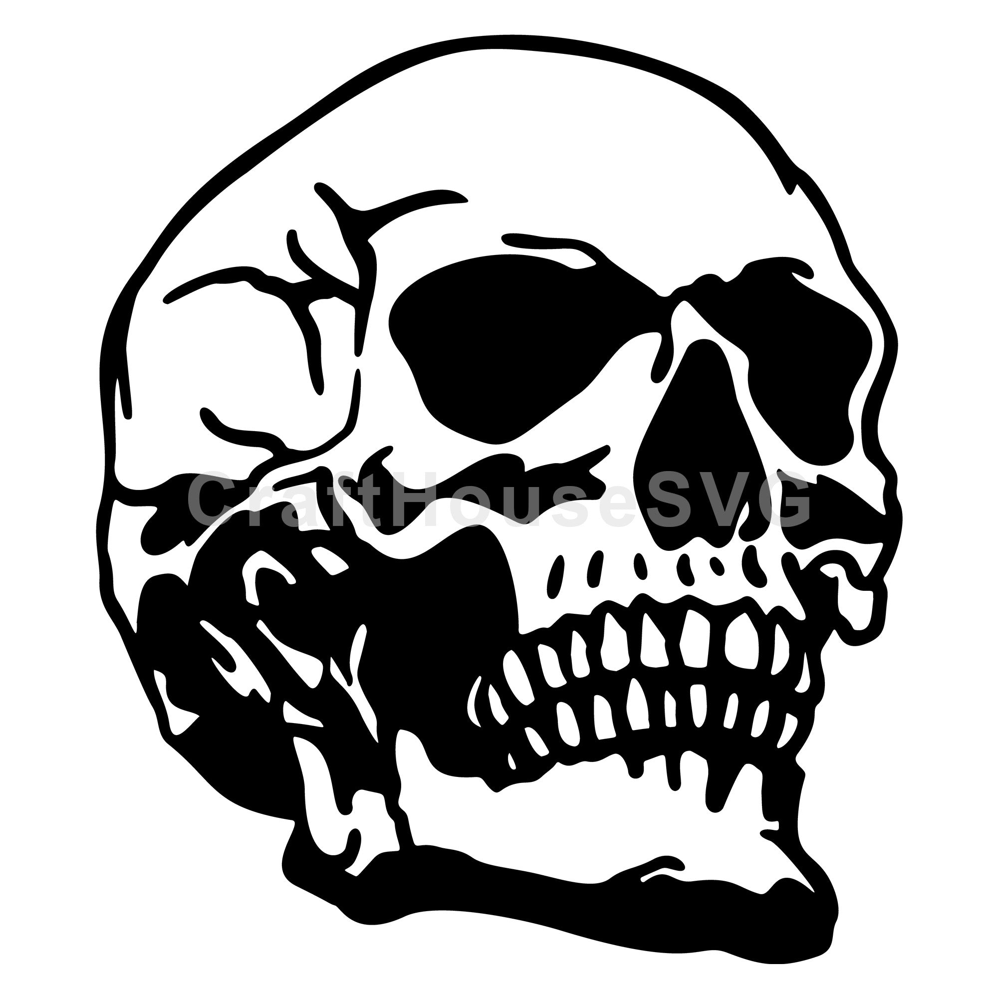 Skull SVG Halloween Cut File