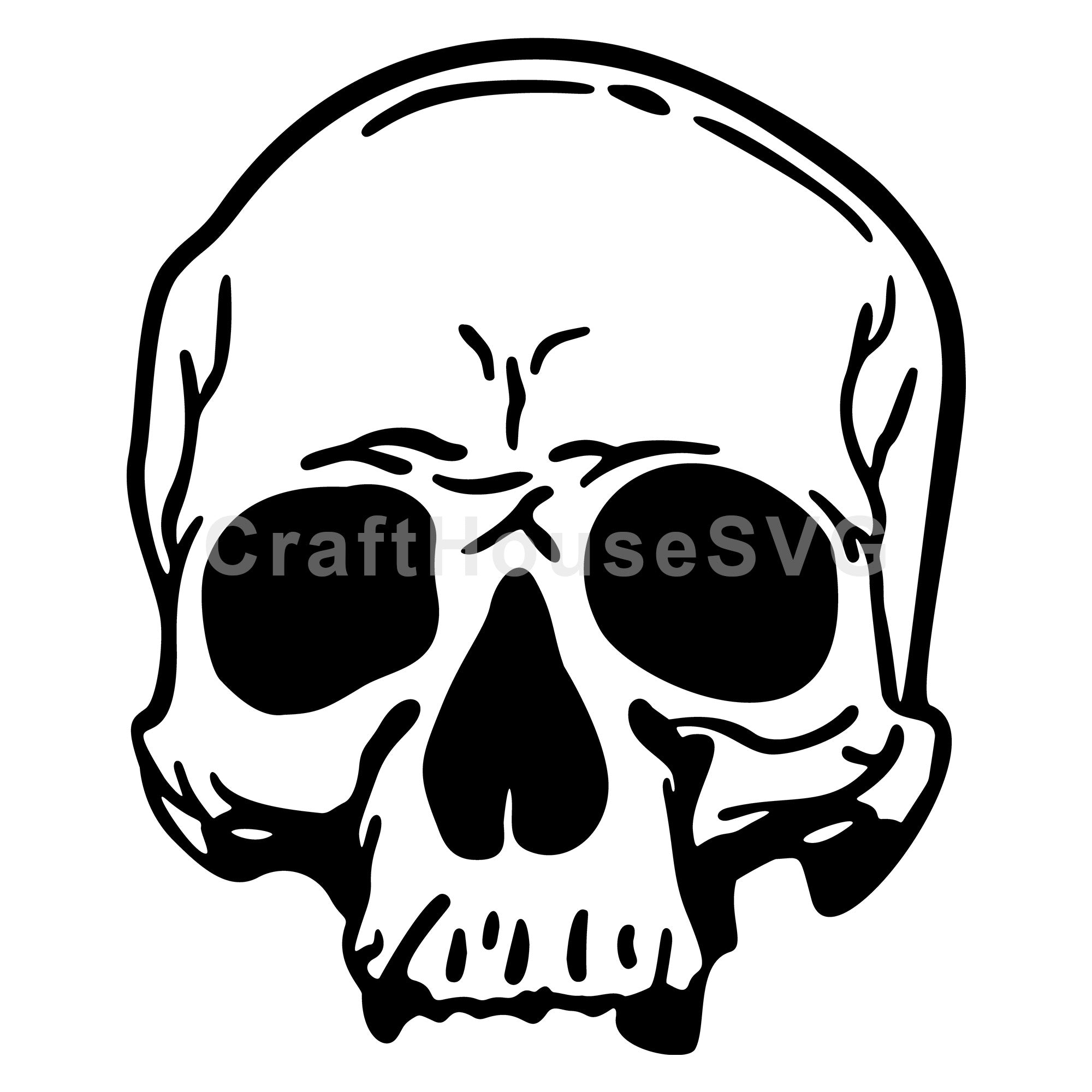 Skull SVG Halloween Cut File