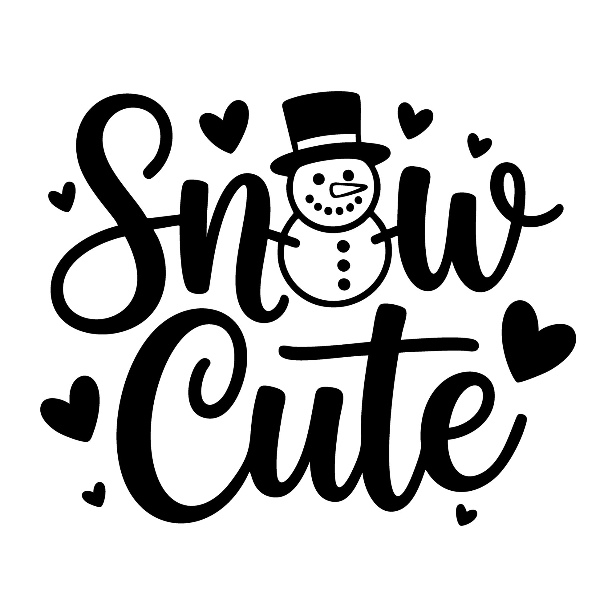 Snow Cute SVG