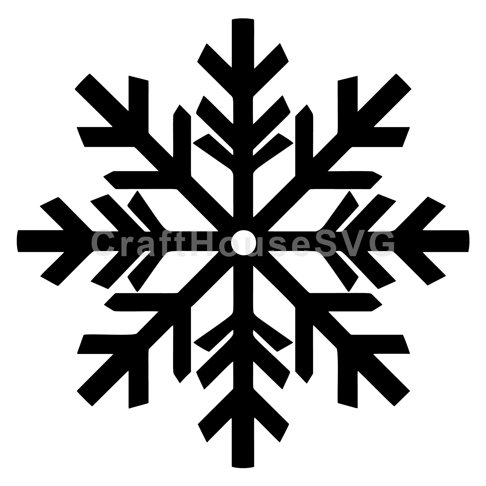 Simple Snowflake SVG