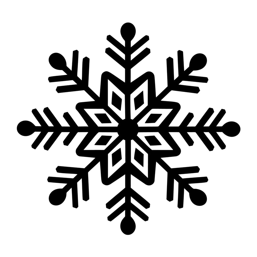 Snowflake SVG design for Cricut, Silhouette, laser cutting, vinyl, sublimation, and winter craft projects.