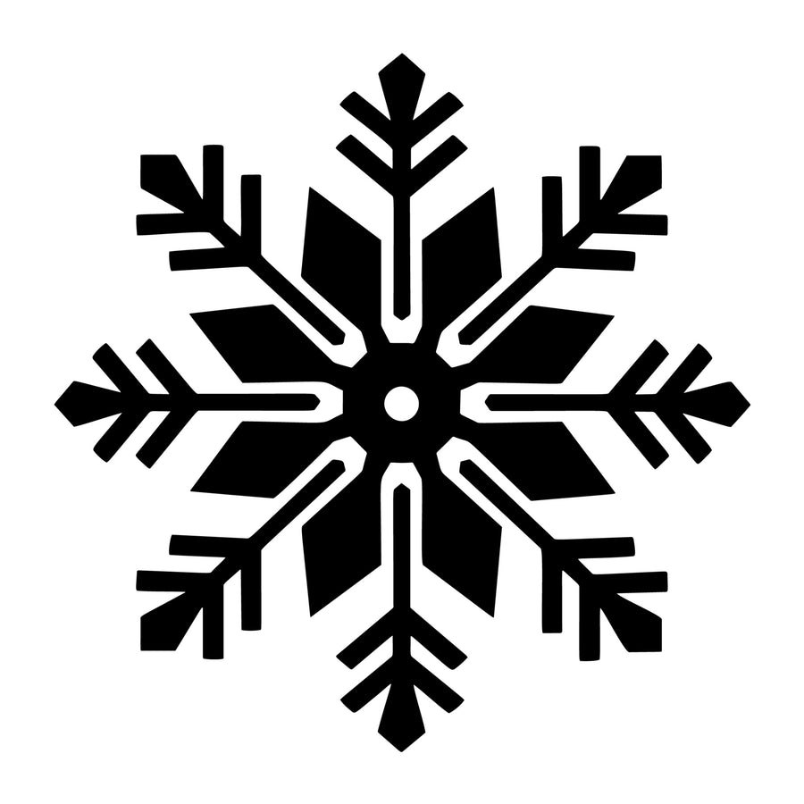 Snowflake SVG design for Cricut, Silhouette, laser cutting, vinyl, sublimation, and winter craft projects.