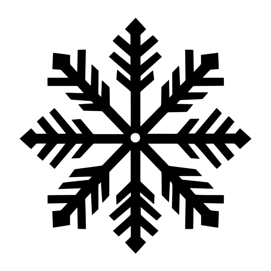 Snowflake SVG design for Cricut, Silhouette, laser cutting, vinyl, sublimation, and winter craft projects.