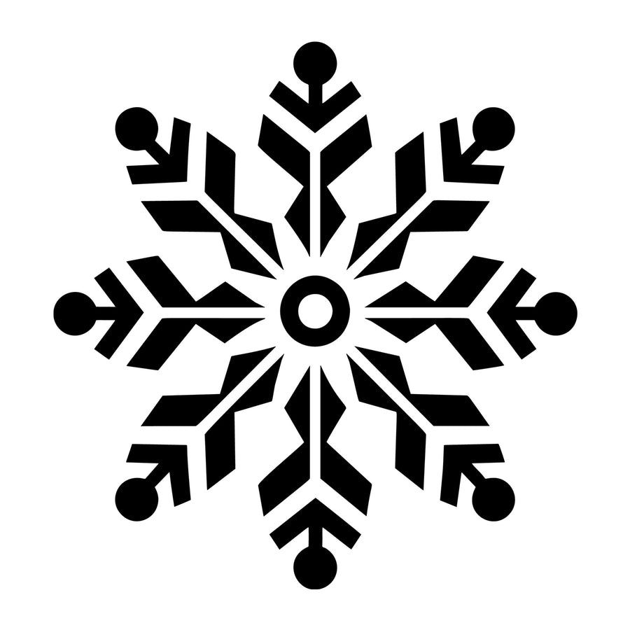 Snowflake SVG design for Cricut, Silhouette, laser cutting, vinyl, sublimation, and winter craft projects.