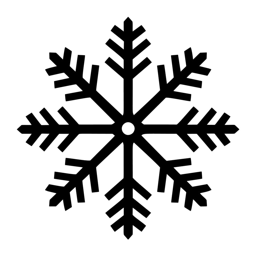 Snowflake SVG design for Cricut, Silhouette, laser cutting, vinyl, sublimation, and winter craft projects.