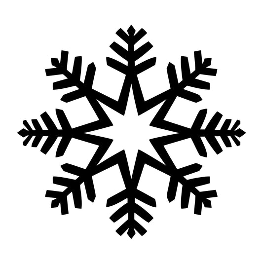 Snowflake SVG design for Cricut, Silhouette, laser cutting, vinyl, sublimation, and winter craft projects.