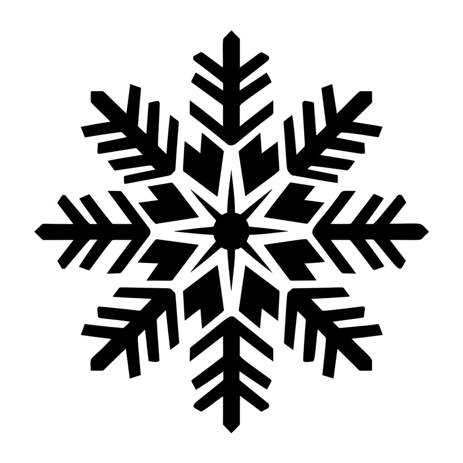 Snowflake SVG design for Cricut, Silhouette, laser cutting, vinyl, sublimation, and winter craft projects.