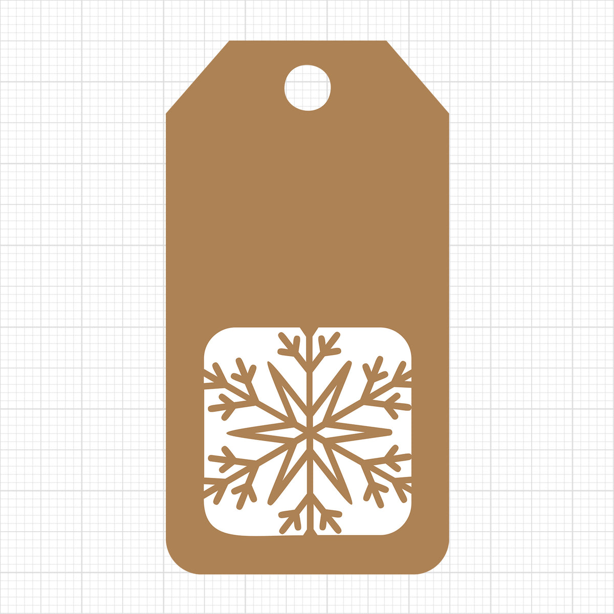 Snowflake Gift Tag
