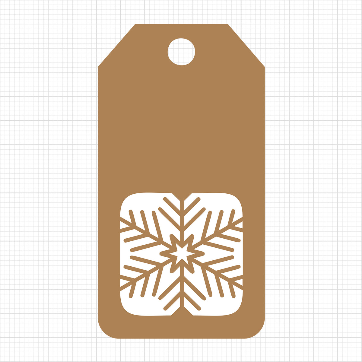 Snowflake Gift Tag 2