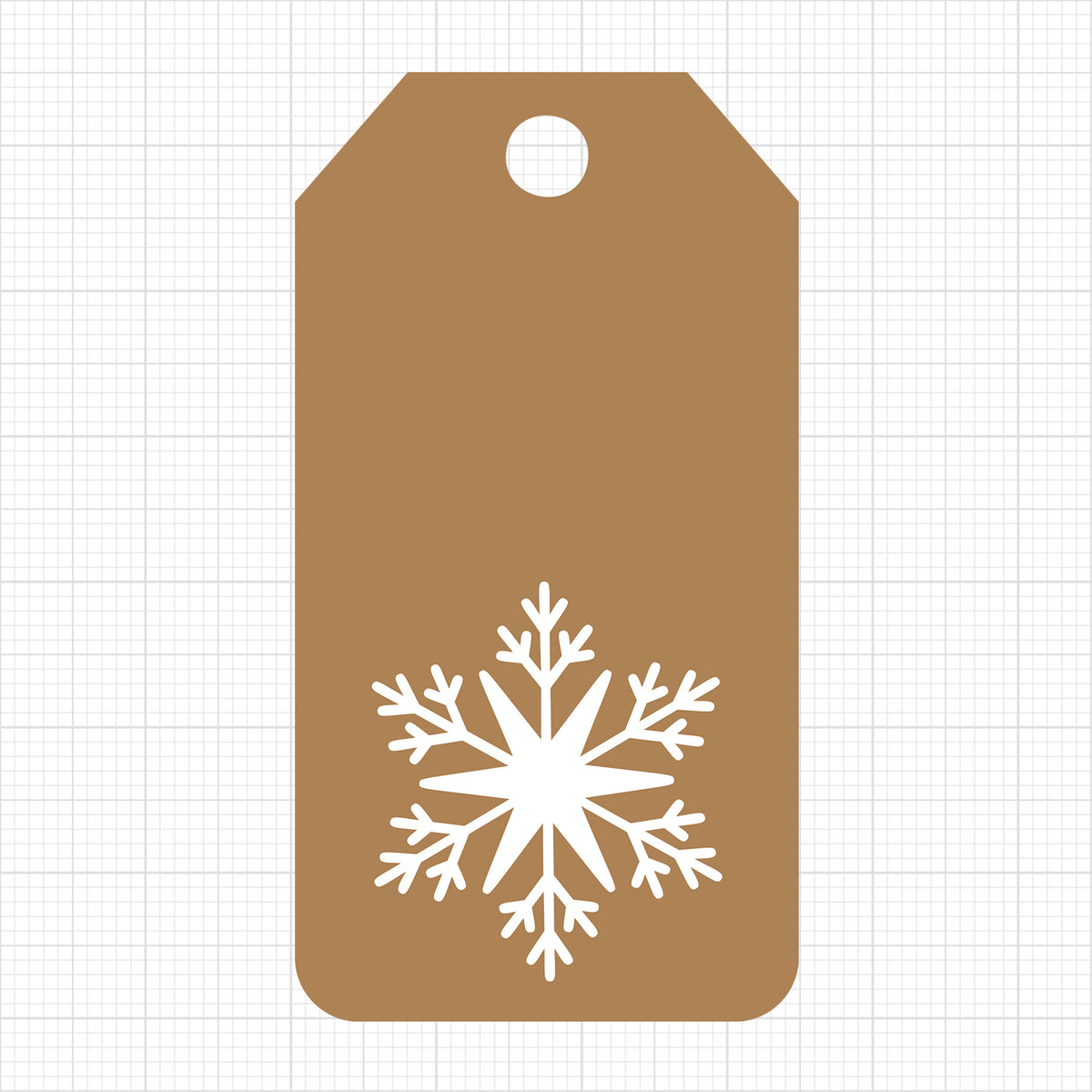 Snowflake Gift Tag 3