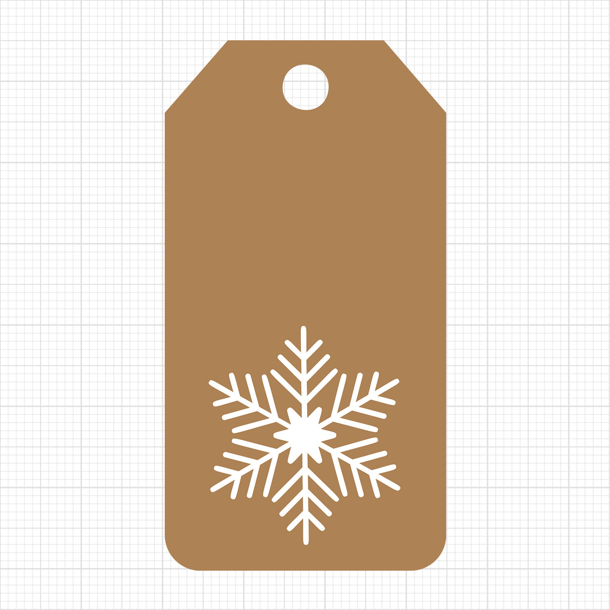 Snowflake Gift Tag 4
