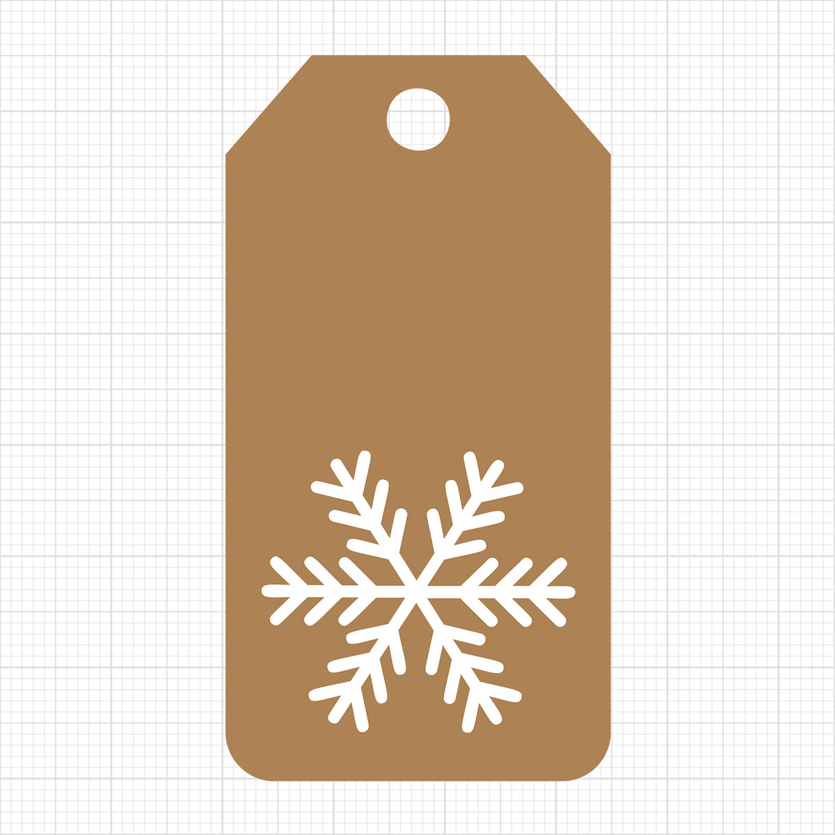 Snowflake Gift Tag 5