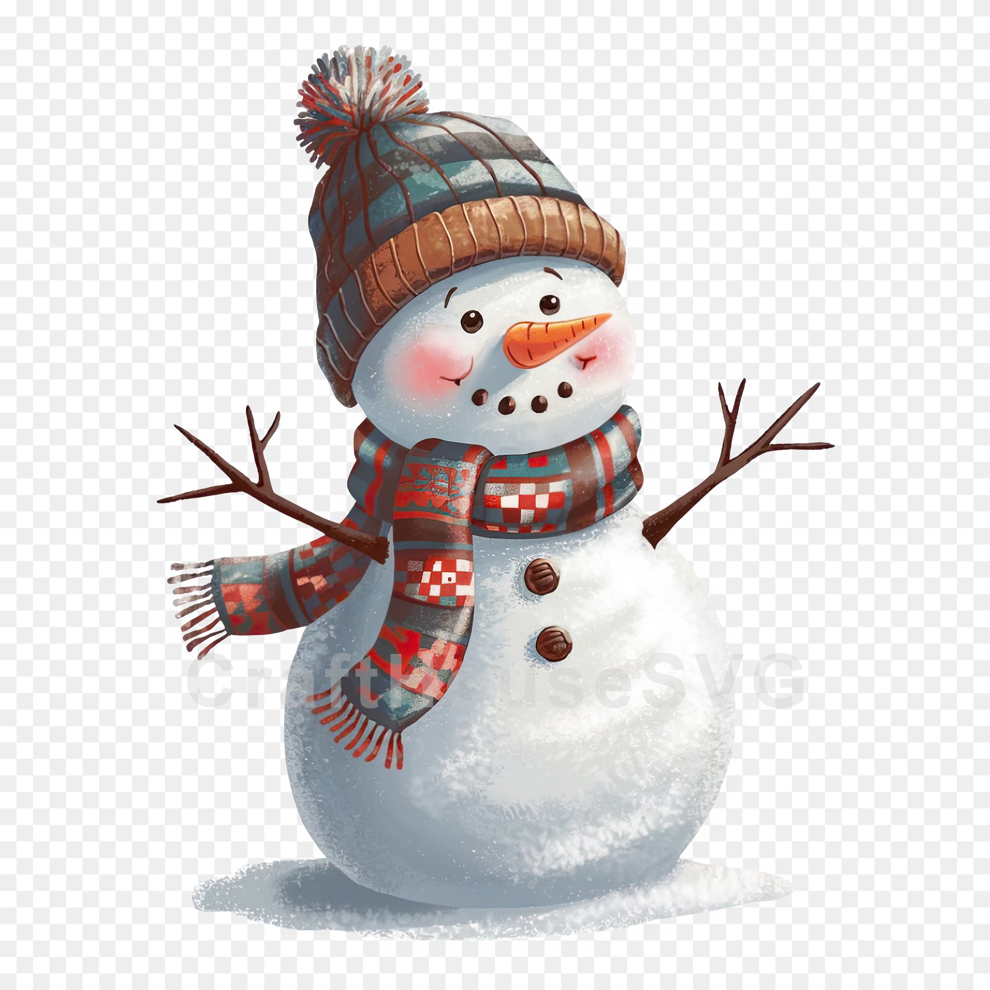 Snowman PNG Clip Art Sublimation