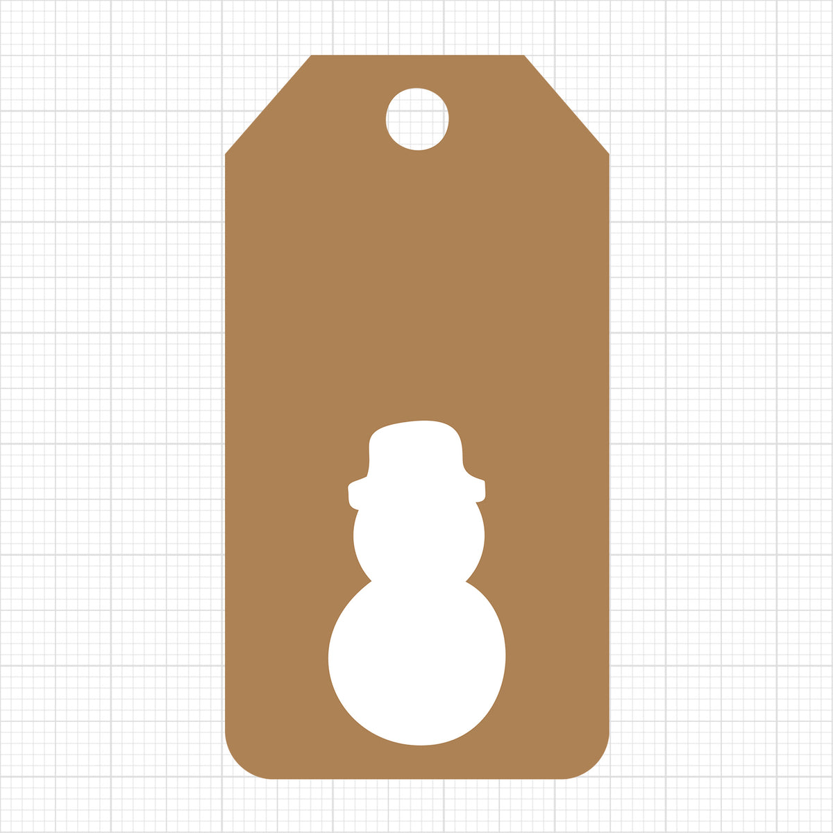 Snowman Gift Tag 2