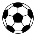 Soccer Ball SVG design for Cricut, Silhouette, laser cutting, vinyl, sublimation, and soccer craft projects.