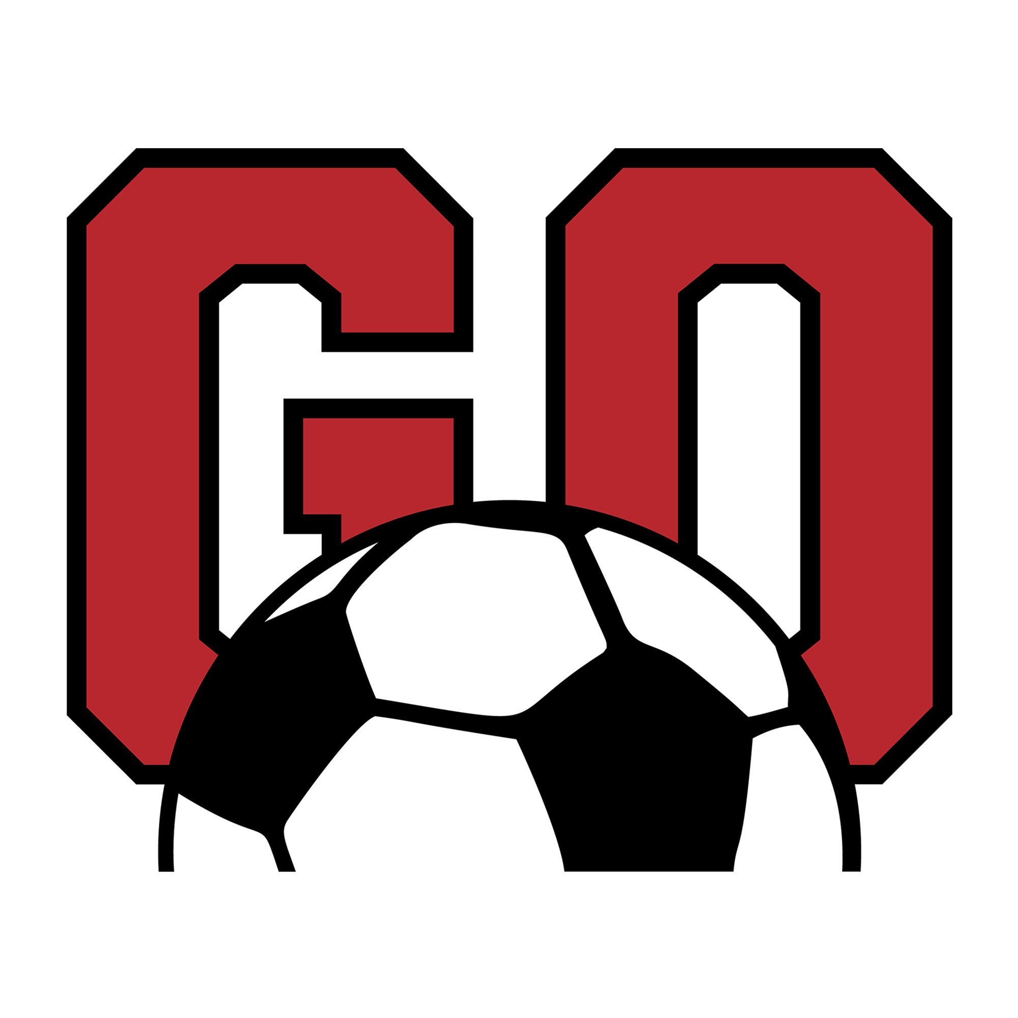 Soccer Football Monogram SVG design for Cricut, Silhouette, laser cutting, vinyl, sublimation, and sports craft projects.