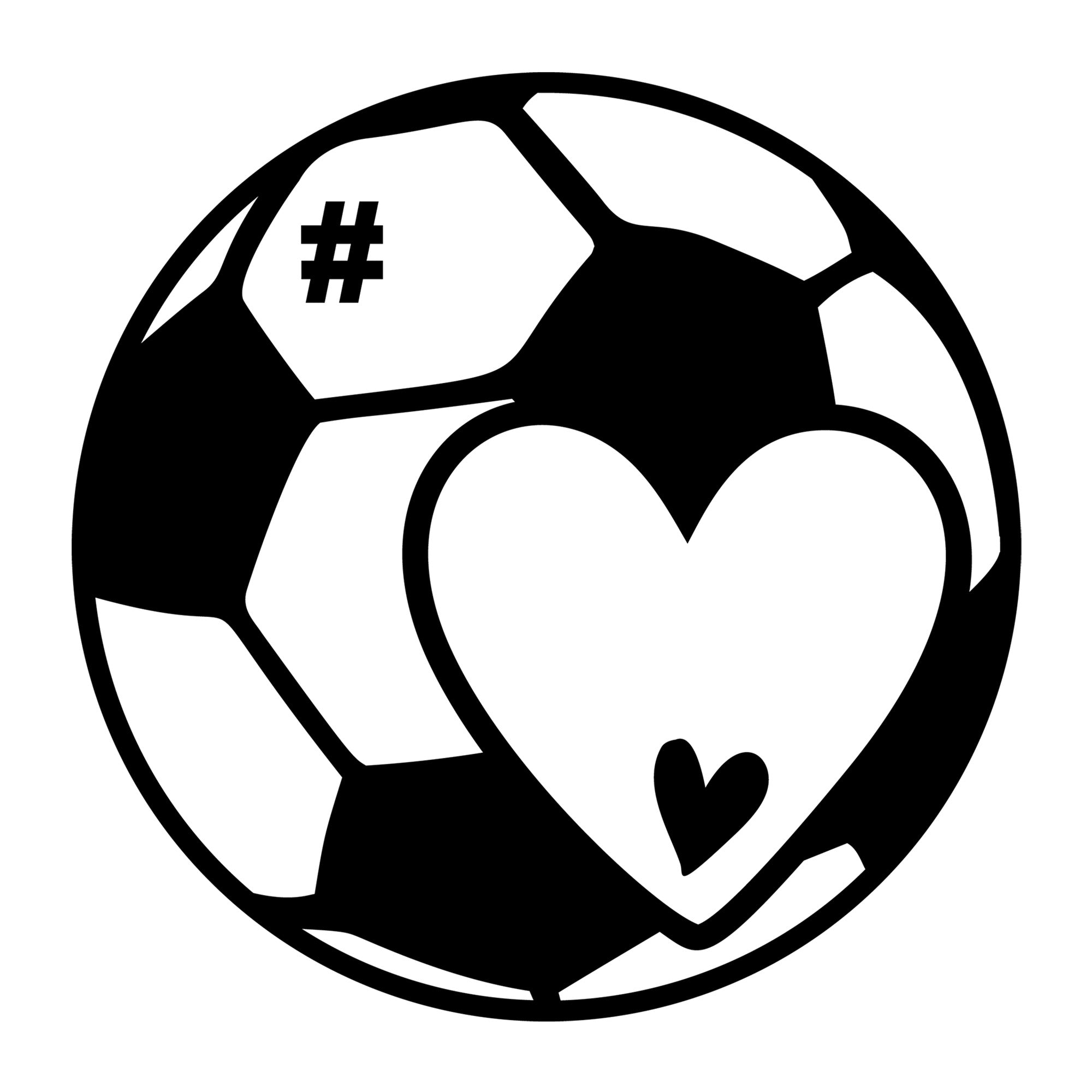 Soccer Football Monogram SVG design for Cricut, Silhouette, laser cutting, vinyl, sublimation, and sports craft projects.