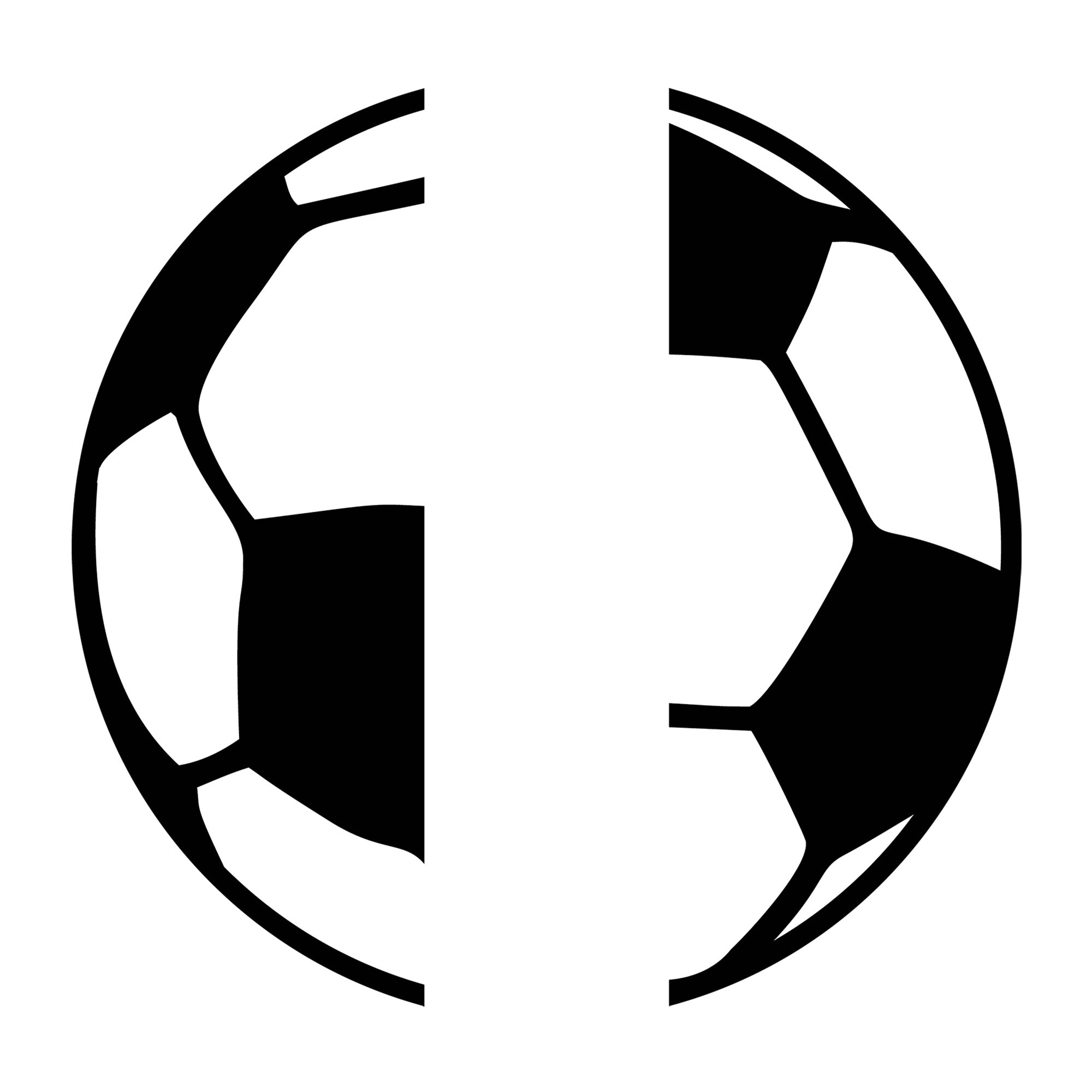 Soccer Football Monogram SVG design for Cricut, Silhouette, laser cutting, vinyl, sublimation, and sports craft projects.