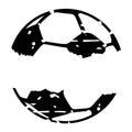 Soccer Football Monogram SVG design for Cricut, Silhouette, laser cutting, vinyl, sublimation, and sports craft projects.
